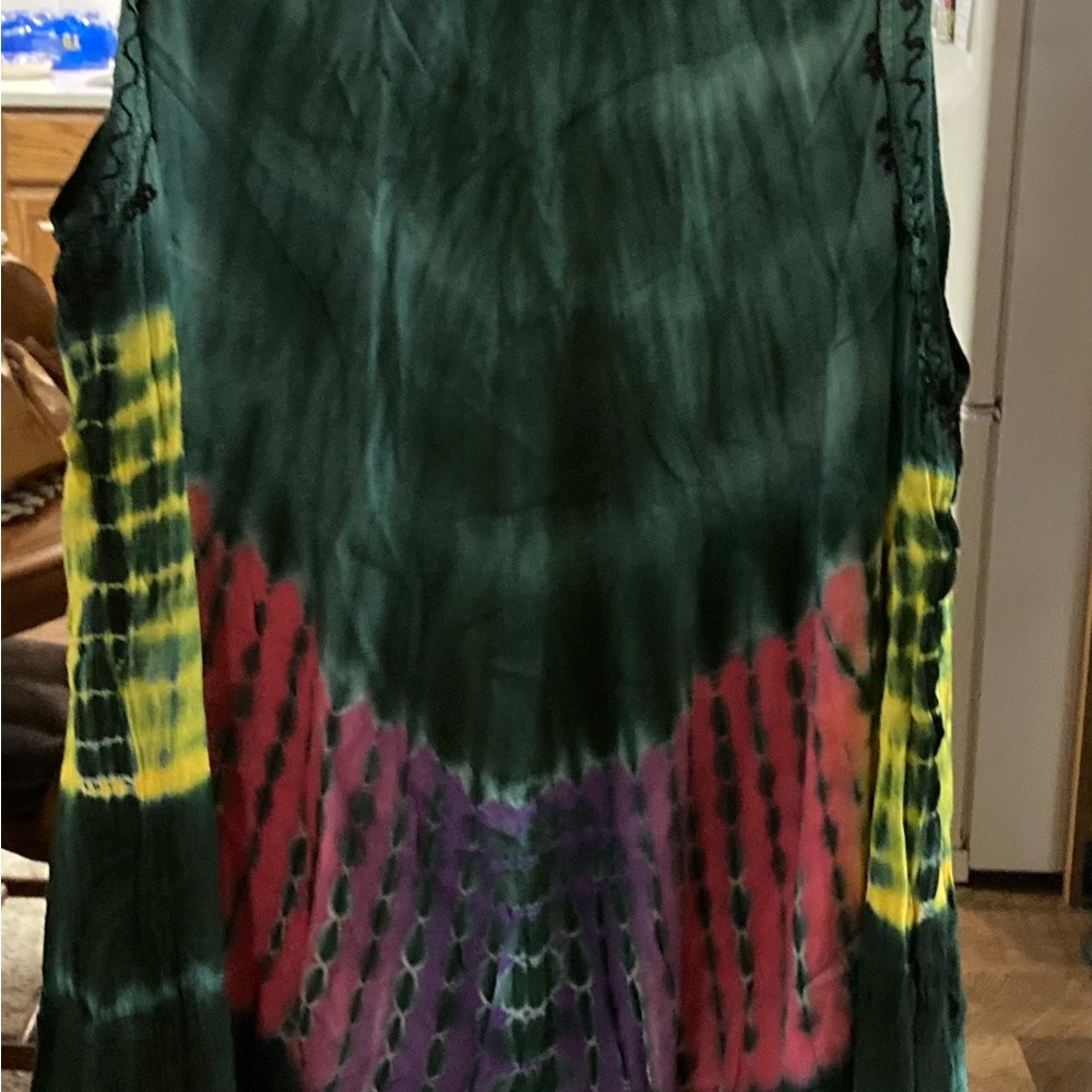 Tie dye dress/ or bathing suit coverup. Never used - Picture 2 of 6